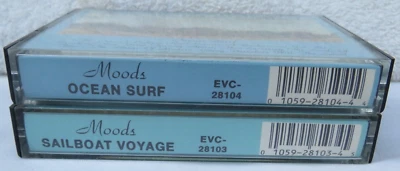 Used-Lot 2 Tapes- Various Artists-Moods-Sailboat Journey/Open Surf-Nature Sounds - Image 1 of 4