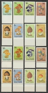 1983 Vietnam Stamps Mushrooms Scott # 1323-1330 Imperf. & Imperforated MNH - Picture 1 of 1
