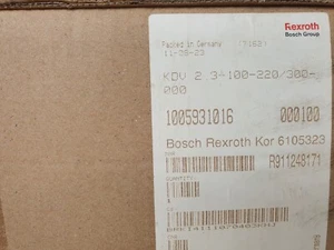 Rexroth KDV2.3-100-220/300-000 NEW FAST SHIPPING! - Picture 1 of 4