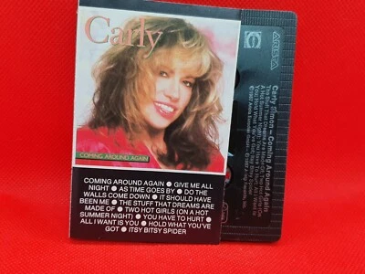 Carly Simon - Coming Around Again (1990) Cassette RARE  (VG+) - Image 1 of 2