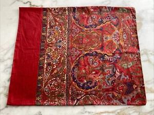 One Homemade Ralph Lauren 100% Cotton "Gallahad" Boudoir Pillow Cover 22"x 17.5" - Picture 1 of 16