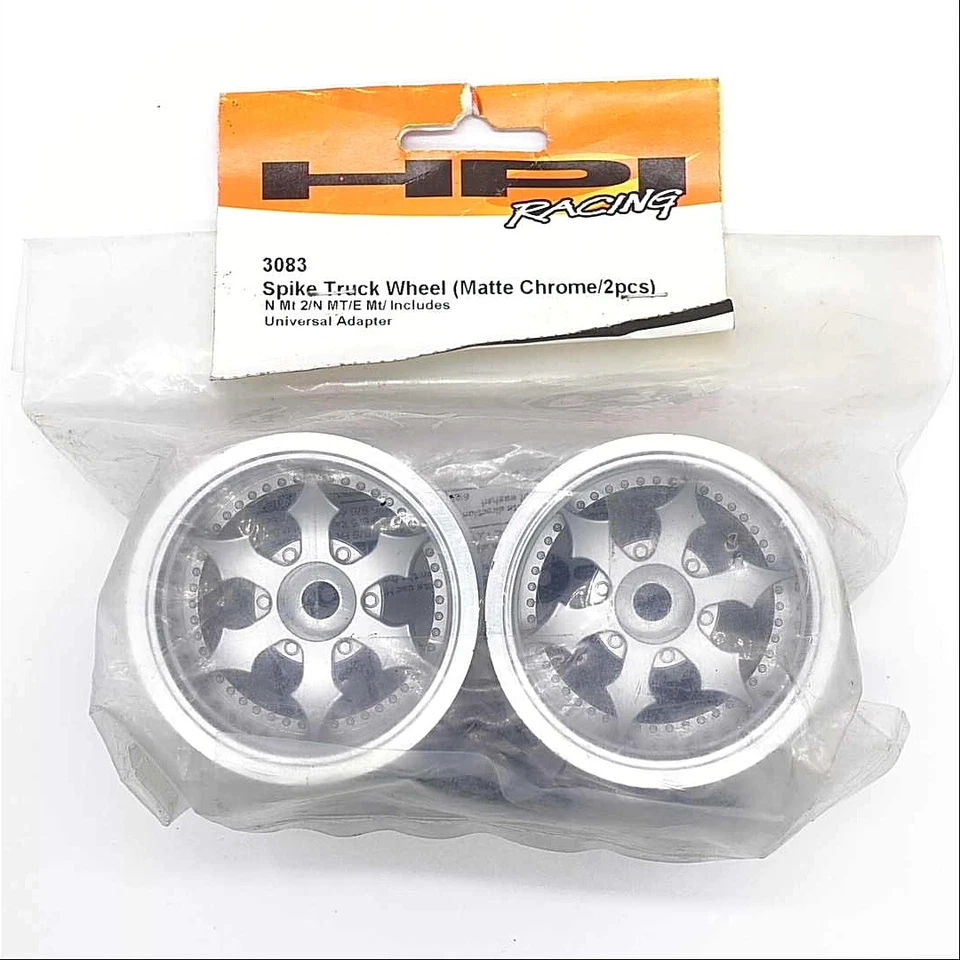 HPI 3083 Stachel Lkw Rad Matt Chrom (2) - Bild 1 von 1