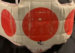 Size 4( Youth Large)Traditional Martial Arts Reversible Sparring Chest Guard - Picture 1 of 2