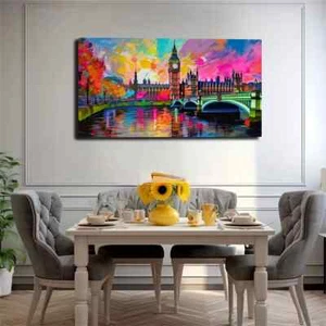 Carteles de arte de paisaje de arquitectura bohemia impresiones pinturas al óleo decoración del hogar - Imagen 1 de 7
