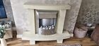 electric fire and surround used