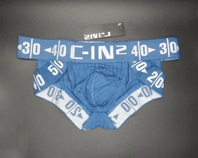 C-IN2 Men's H+A+R+D Brief Underwear Size M Baran Blue - NWT! - Image 1 of 4