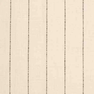 Aidan Espresso Brown Stripe Linen Woven Pattern Upholstery Fabric by the Yard - Picture 1 of 7