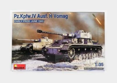 1:35 Miniart Krupp H Vomag Military Tank June 1943 Kit MA35302 Modellino - Immagine 1 di 2