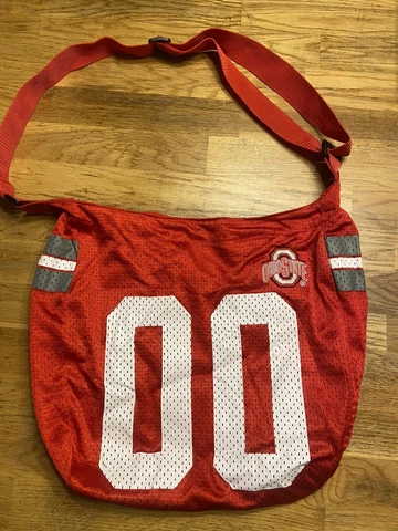 Ohio State Buckeyes Football Jersey Handbag Purse Bag Spirit Ready  adjustable Cover