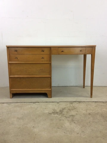 Mid Century Modern 4 Drawer Writing Desk by Baumritter Cover