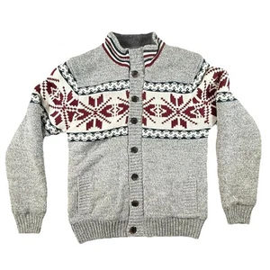 Jeans by Buffalo Strickjacke Pullover Herren XL Knopfleiste Southwest Heather Grau - Bild 1 von 23