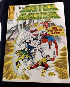 1981 Noble The justice Machine #1 John Byrne cover SC first print - Foto 1 di 2