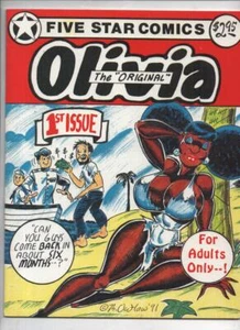 OLIVIA el ORIGINAL #1, en estado bastante bueno/casi nuevo, cinco estrellas, 1991, revista Outlaw - Imagen 1 de 1