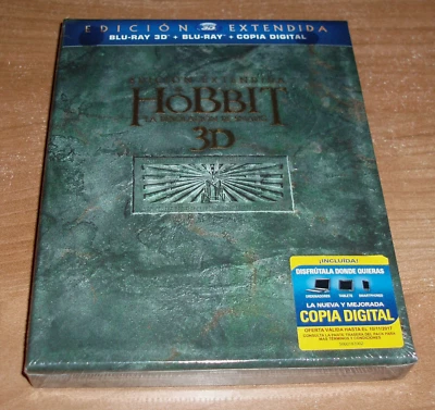 The Hobbit The Desolation Of Smaug Extended 3D + Blu-Ray 5 Discs New Action - Image 1 of 4