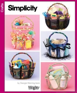 Simplicity 4232 Bucket Covers Organizers with Pockets Sewing Pattern - Picture 1 of 4