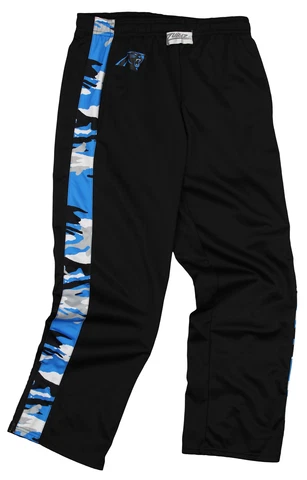 Zubaz Men's NFL Carolina Panthers Camo Print Stadium Pants Cover