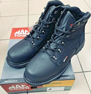 MAC Tools Sicherheit Wanderstiefel schwarz Größe UK 12/13 Stahl Zehenkappe   - Bild 1 von 1