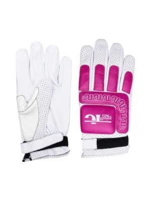 Official JT Racing Vintage Racing Gloves Pink BMX/Motocross 100% Leather M/L/XL - Image 1 of 4