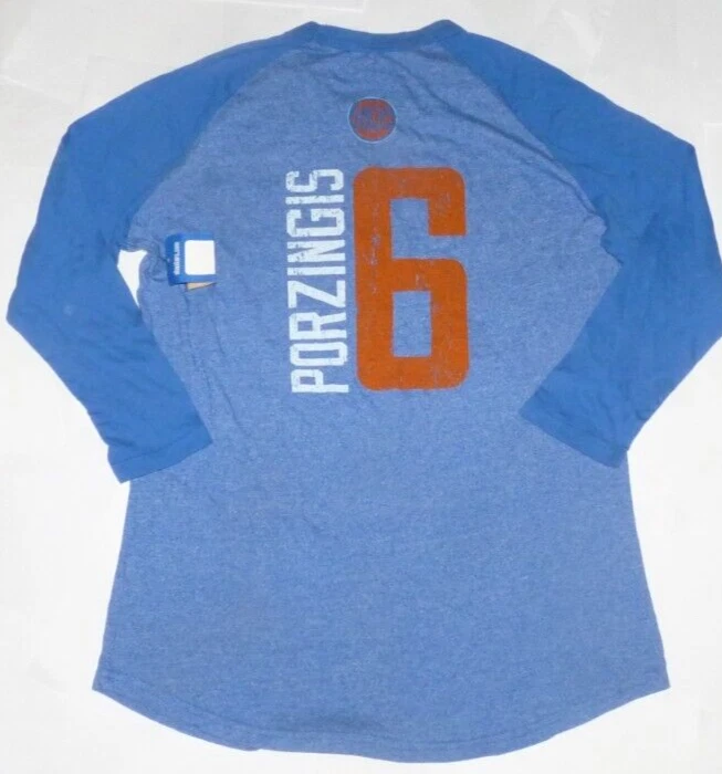 NUEVA NBA Kristaps Porzingis NY New York Knicks Camiseta Hombres S Tri Nueva con Etiquetas K432 Foto 1 de 2