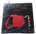 Luxtrac by Chromebones PREMIUM RETRACTABLE DOG LEASH 30 Lb Dog Max. Stylish RED