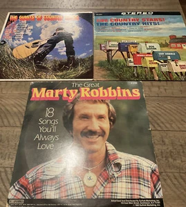 3 Lot: Country Hits! Vinyls. Conway Twitter, Jim Nabors, Hank Snow & More! Rare - Picture 1 of 7