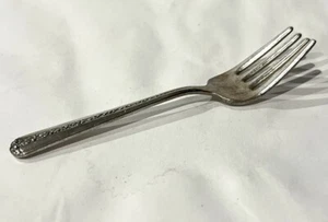 Towle Rambler Rose Sterling Silver 4.25" Individual Baby Fork/Dessert Fork, 1937 - Picture 1 of 6