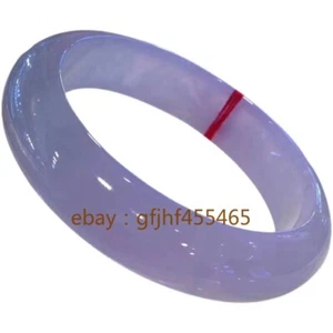 Bracciale giada viola glutinosa ghiaccio Myanmar colore primavera viola - Foto 1 di 7