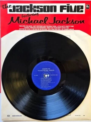 The Jackson Five Feat Michael Jackson compilation LP Album vinyl record 1982 - Image 1 of 4