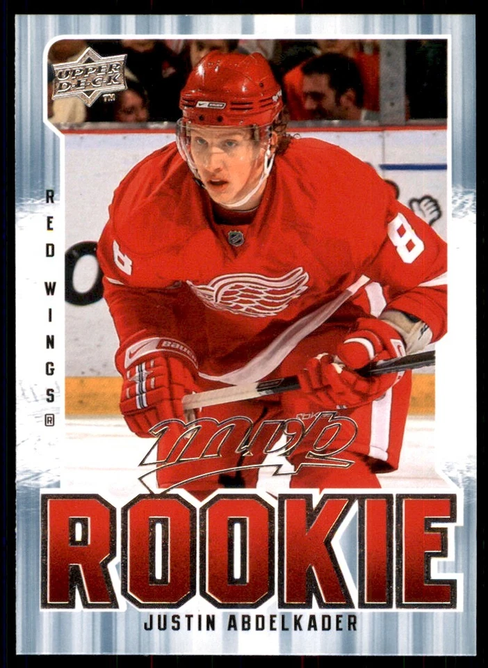 2008-09 Upper Deck MVP Justin Abdelkader RC #328 - Image 1 of 2