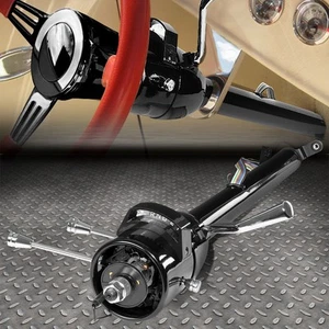 FOR 55-59 CHEVY GM HOT ROD 32" TILT AUTO AUTOMATIC STEERING COLUMN SHIFT BLACK - Picture 1 of 7