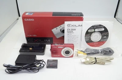 [Mint] CASIO EXILIM EX-Z600 6.0MP Compact Digital Camera Red w/Box #250924ac - Image 1 of 4