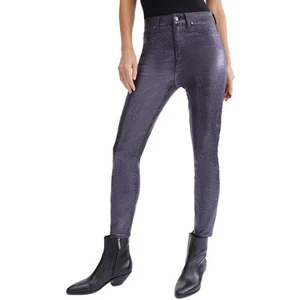 7 For All Mankind Womens Coated Super Skinny High Waist Ankle Jeans BHFO 9194 - Picture 1 of 1