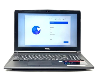 MSI GL62ML 7RD-625 - FHD - i7-7700HQ - 8GB RAM - GTX 1050 - 256GB SSD - Black - Image 1 of 4