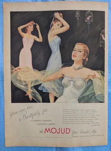 Anuncio impreso Mojud de colección - 1951 - "The Mojud Year-Rounder Slip" - Imagen 1 de 1