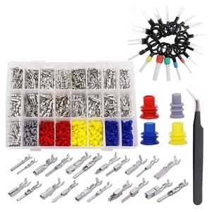 755Pcs Car Electrical Wire Terminal Pins Connector Kit 1/1.5/1.8/2.2/2.8/36484 - Picture 1 of 6
