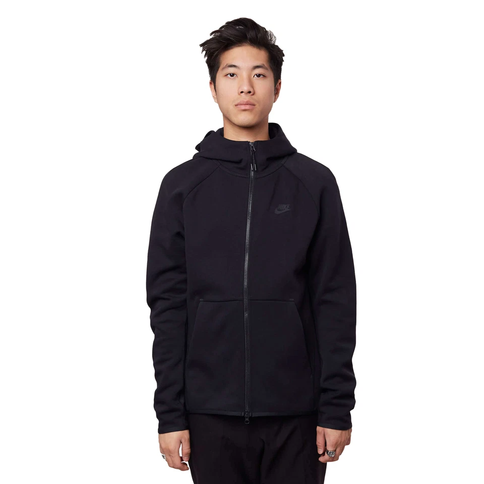 Nike Sportswear Black/Black Tech Fleece Full-Zip Hoodie - 4XL - Image 1 of 1
