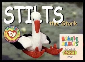 1999 Beanie Babies Serie 2 Stelzen der Storch #228 - Bild 1 von 2