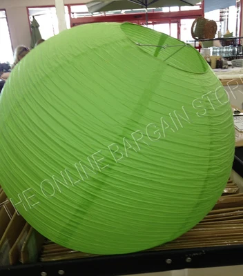 5 Pottery Barn Teen 30" grande linterna de papel verde lámpara de luz BODA Foto 1 de 3