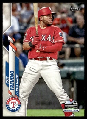 2020 Topps Jose Trevino Texas Rangers #403 - Image 1 of 2
