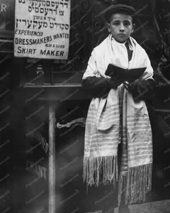 Junge Gebetstuch jüdisches Neujahr NY 8x10 Nachdruck des alten Fotos - Bild 1 von 1