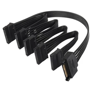 15-Poliger SATA-Stromverteiler, 1 auf 5, für Festplatten, HDD, SSD, Stromve3246 - Bild 1 von 7