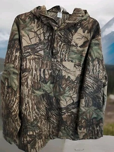 Realtree Camo Hunting Hooded Pullover Men’s Size XXL Hook And Loop Neck USA Made - Picture 1 of 15