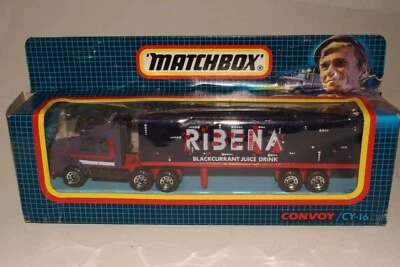 Matchbox Convoy CY-16 Scania Semi with Ribena Juice Drink Trailer with Box - Image 1 of 4