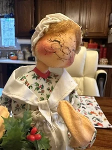 Vintage Annalee 15 Zoll Mrs. Cratchet, 1983, neu/Etikett und Tasche - Bild 1 von 6