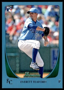2011 Bowman Draft Blue Everett Teaford 492/499 Kansas City Royals #85