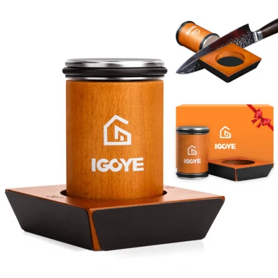 Diamond Rolling Sharpening Knife Sharpener Tool 4 Adjustable Angle Magnetic Base - Image 1 of 4