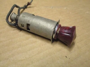 1930s Bakelite Maroon Marble Cigarette Lighter! Ford Buick Dodge Chrysler - Picture 1 of 9