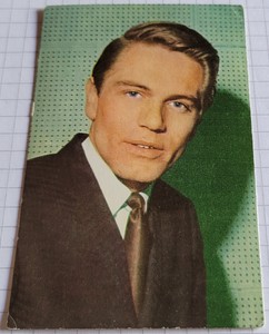 Music Star ADAM FAITH | Portrait Photo - Trading Card #5825