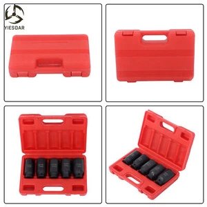 5PCS 30MM 32MM 34MM 36MM 38MM Deep Impact Socket Set Brand New 12 Points 1/2" - Picture 1 of 12