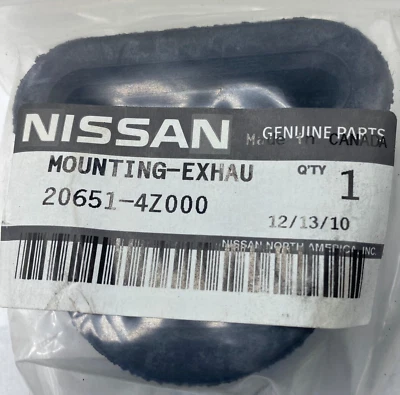Goma de montaje de escape genuina Nissan 20651-4Z000 2000-2006 Sentra OEM ✅ Foto 1 de 3